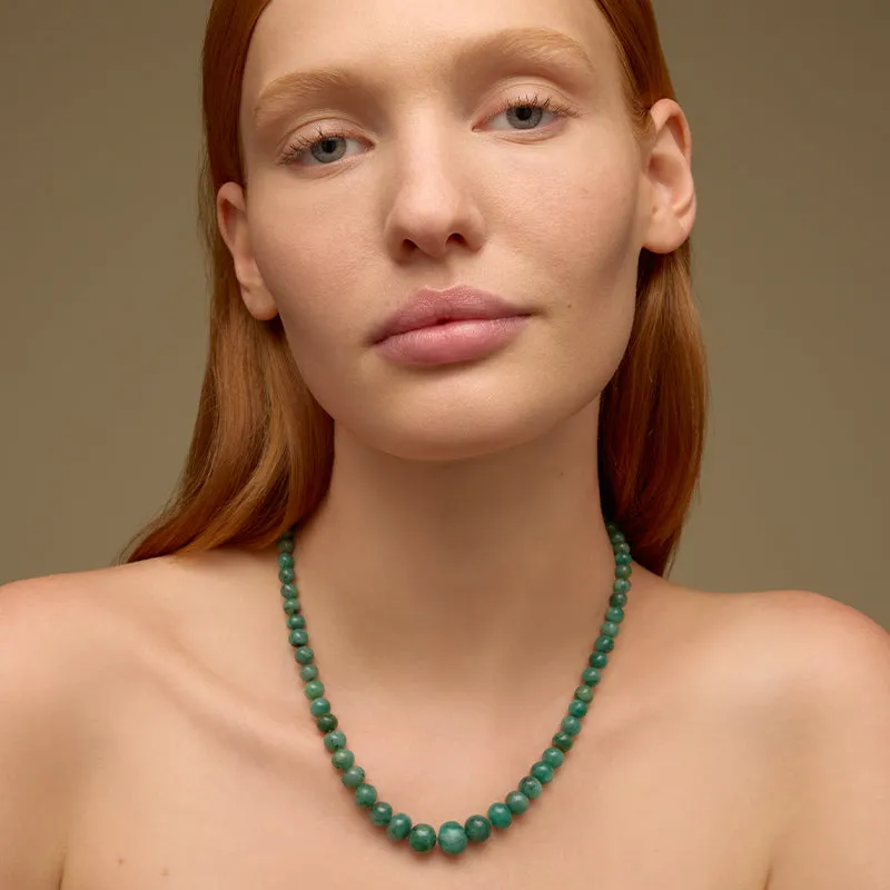 Chronos Strand, Emerald, 9kt Yellow Gold