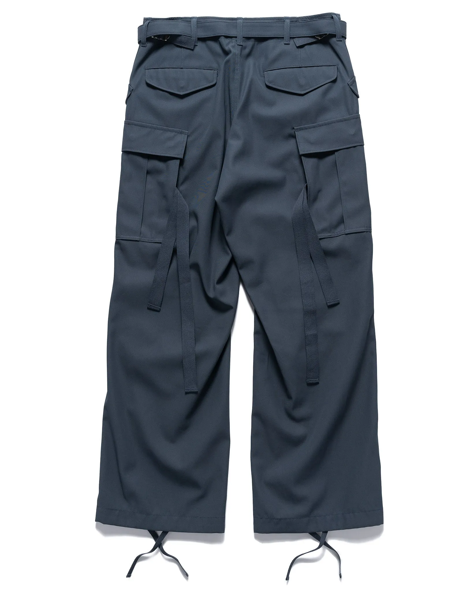 Cotton Twill Pants BLUE GRAY