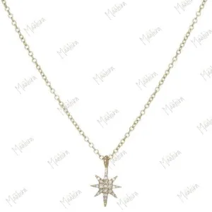 Diamond Star Pendant Necklace
