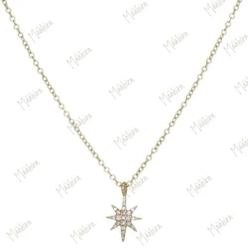 Diamond Star Pendant Necklace