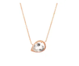 Diamond Topaz Necklace
