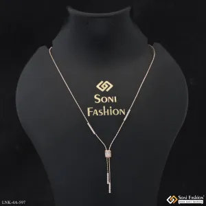 Fashion-Forward Rose Gold Color Necklace for Ladies - Style A597