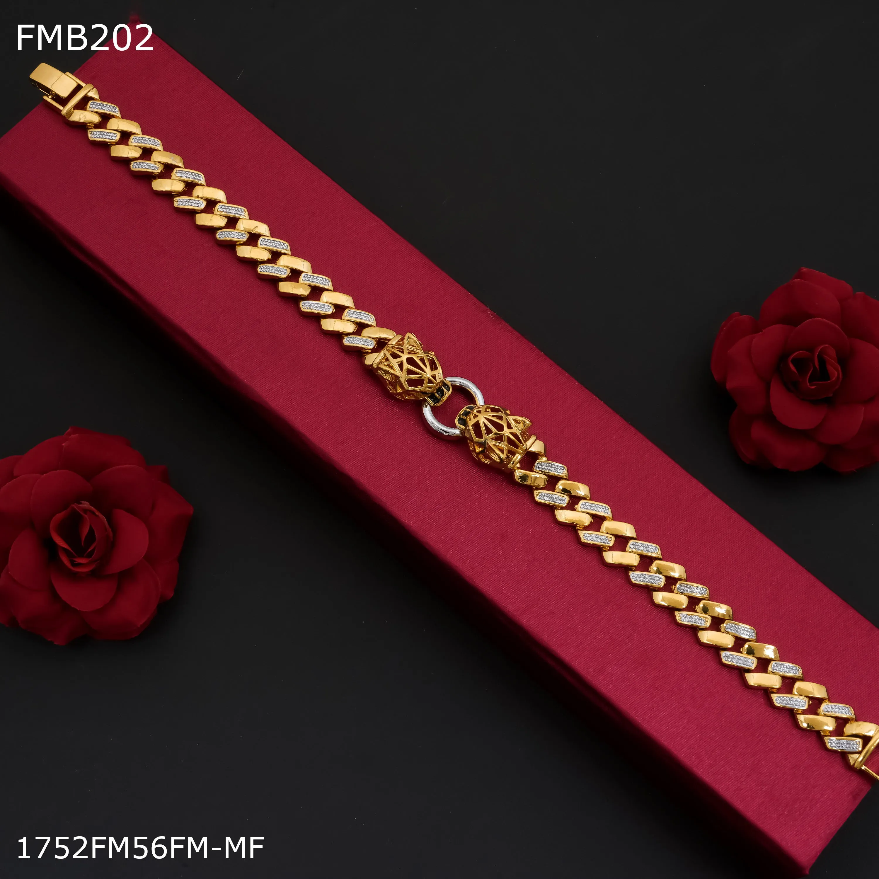 Freemen Dubal jaguar ring Bracelet For Men - FMB202