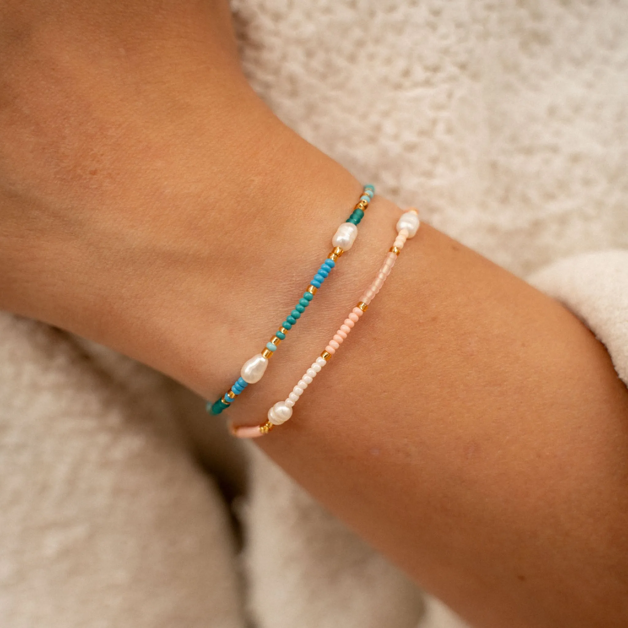 Giada Cinta Pearl Beaded Surf Bracelet