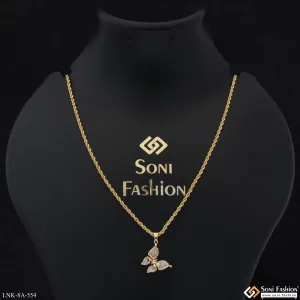Gorgeous Design Gold Plated Chain Pendant for Ladies - Style A554