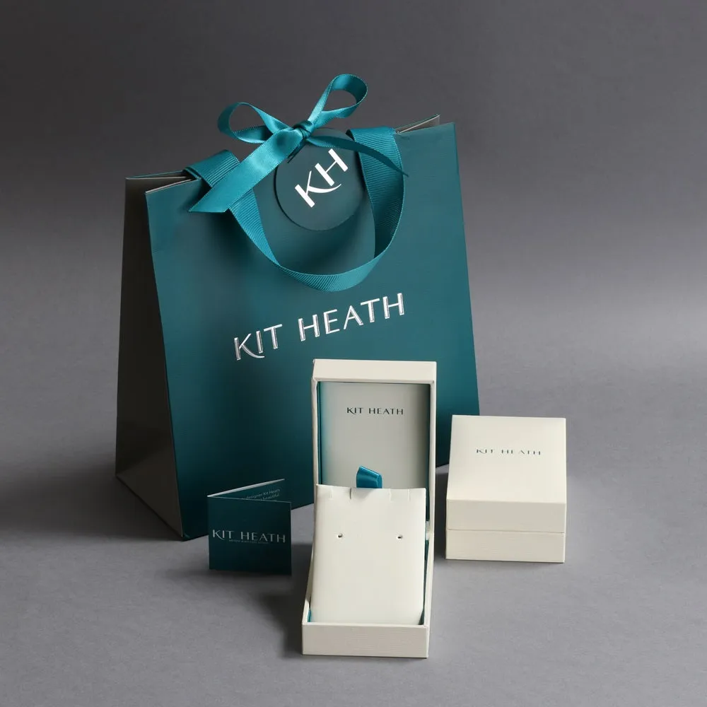 Kit Heath Blossom Flyte Butterfly White Topaz Necklace