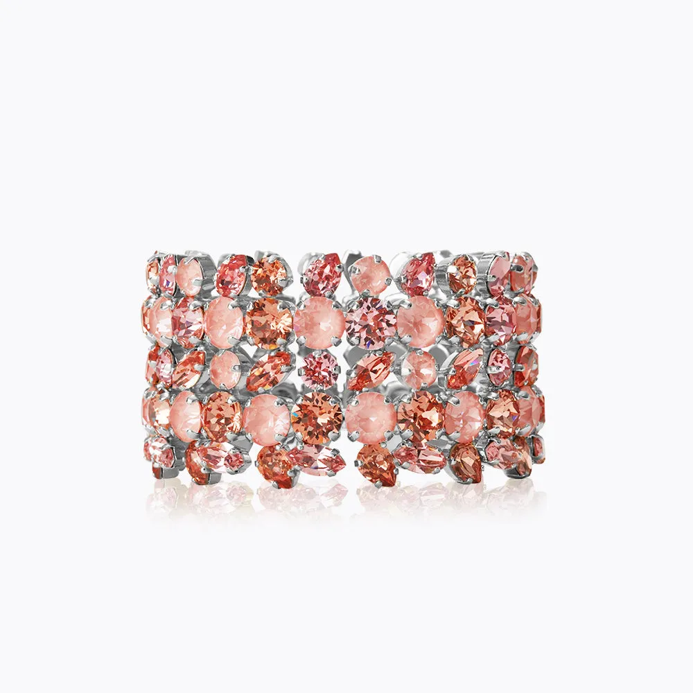 Multi Cuff Bracelet / Flamingo Combo