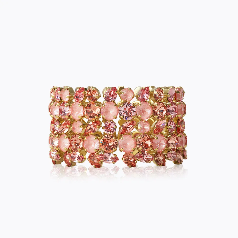 Multi Cuff Bracelet / Flamingo Combo