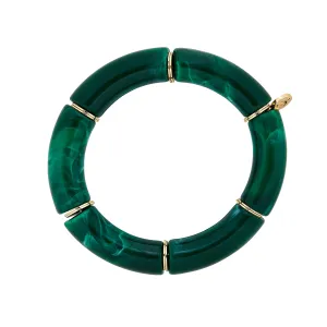 Palm Beach Bracelet Thick Jade Marble