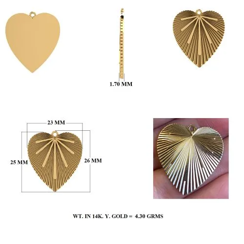 Rays Heart Pendant