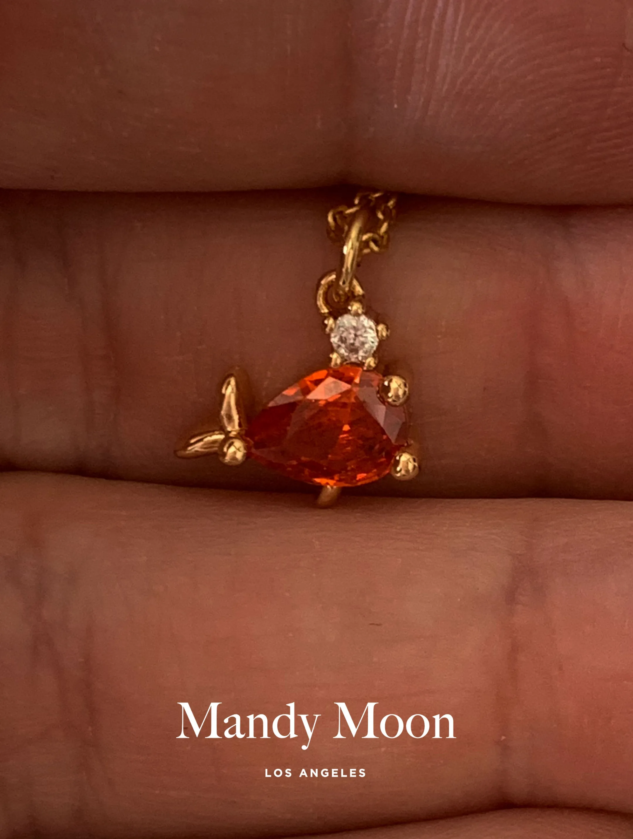 Ruby Fish Necklace