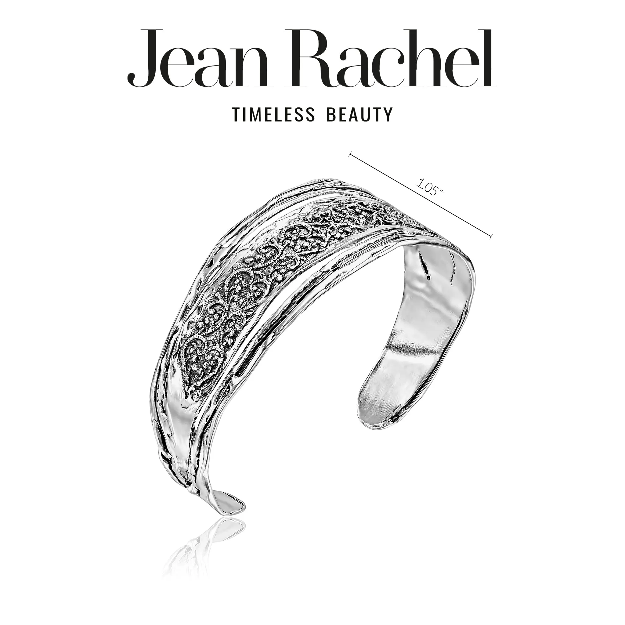 Sterling Silver Lace Cuff Bracelet