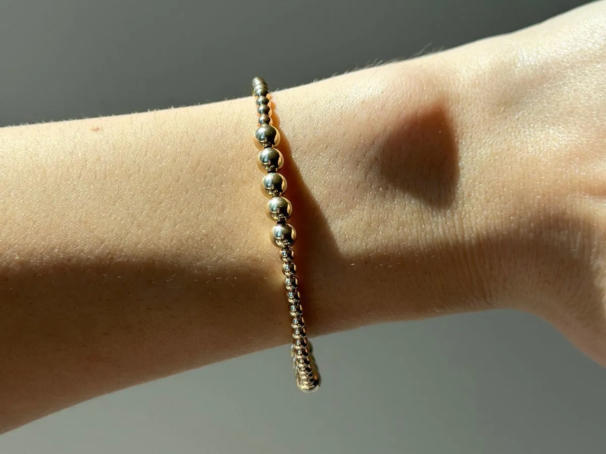 Tiffany 3mm 5mm Bead Bracelet