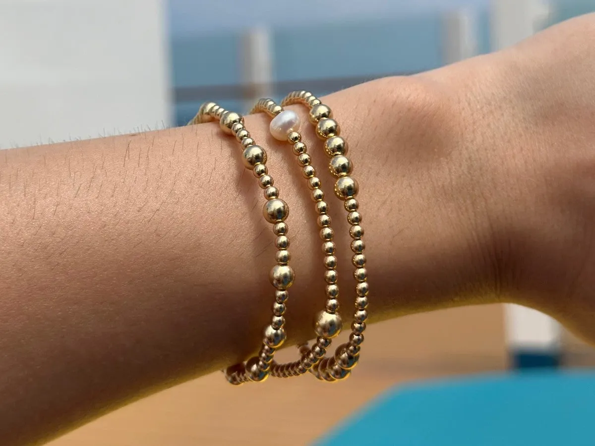 Tiffany 3mm 5mm Bead Bracelet