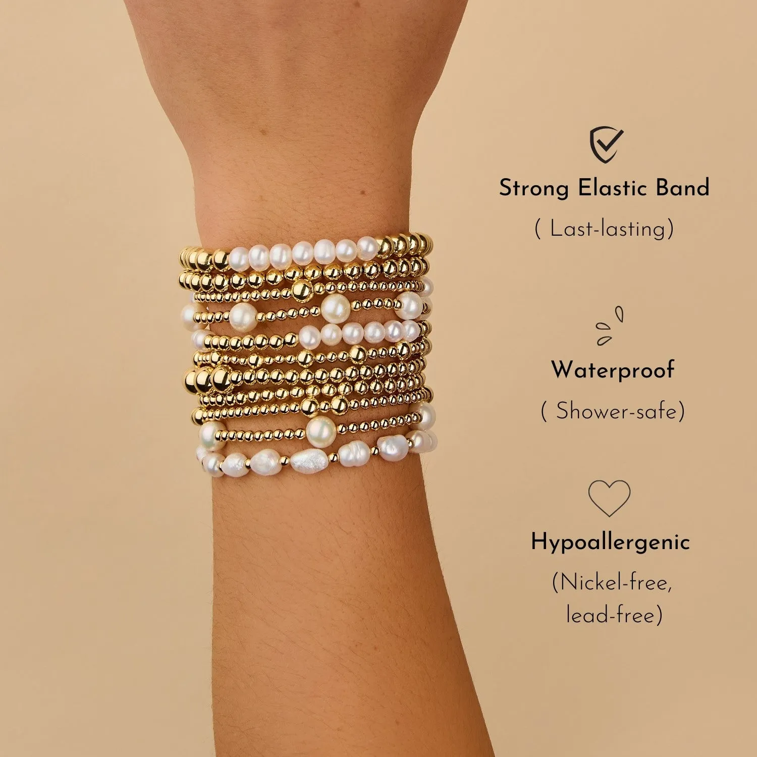 Tiffany 3mm 5mm Bead Bracelet