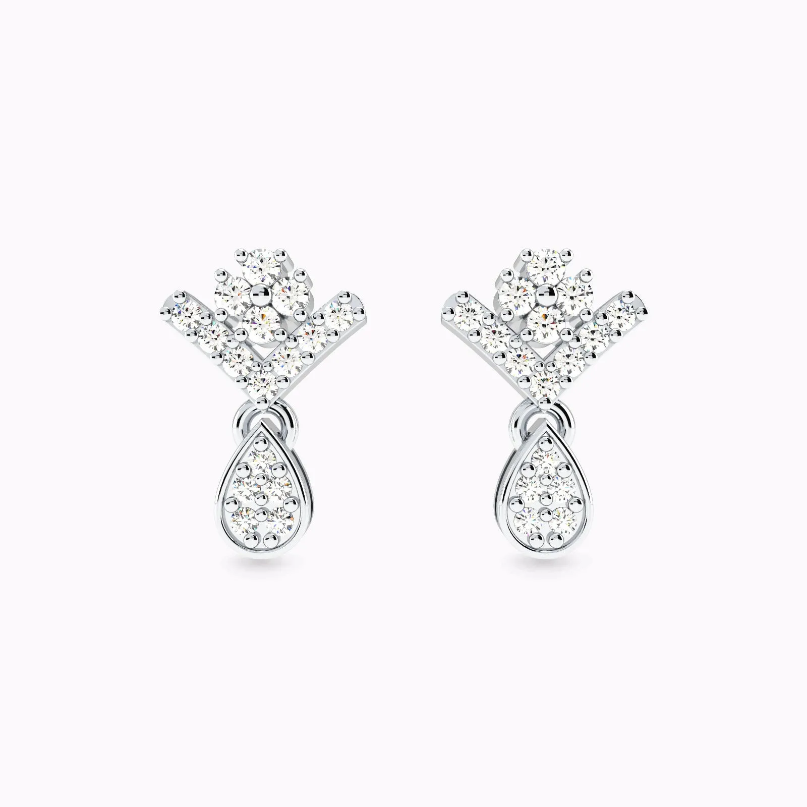 Viva Dangling Diamond Earring