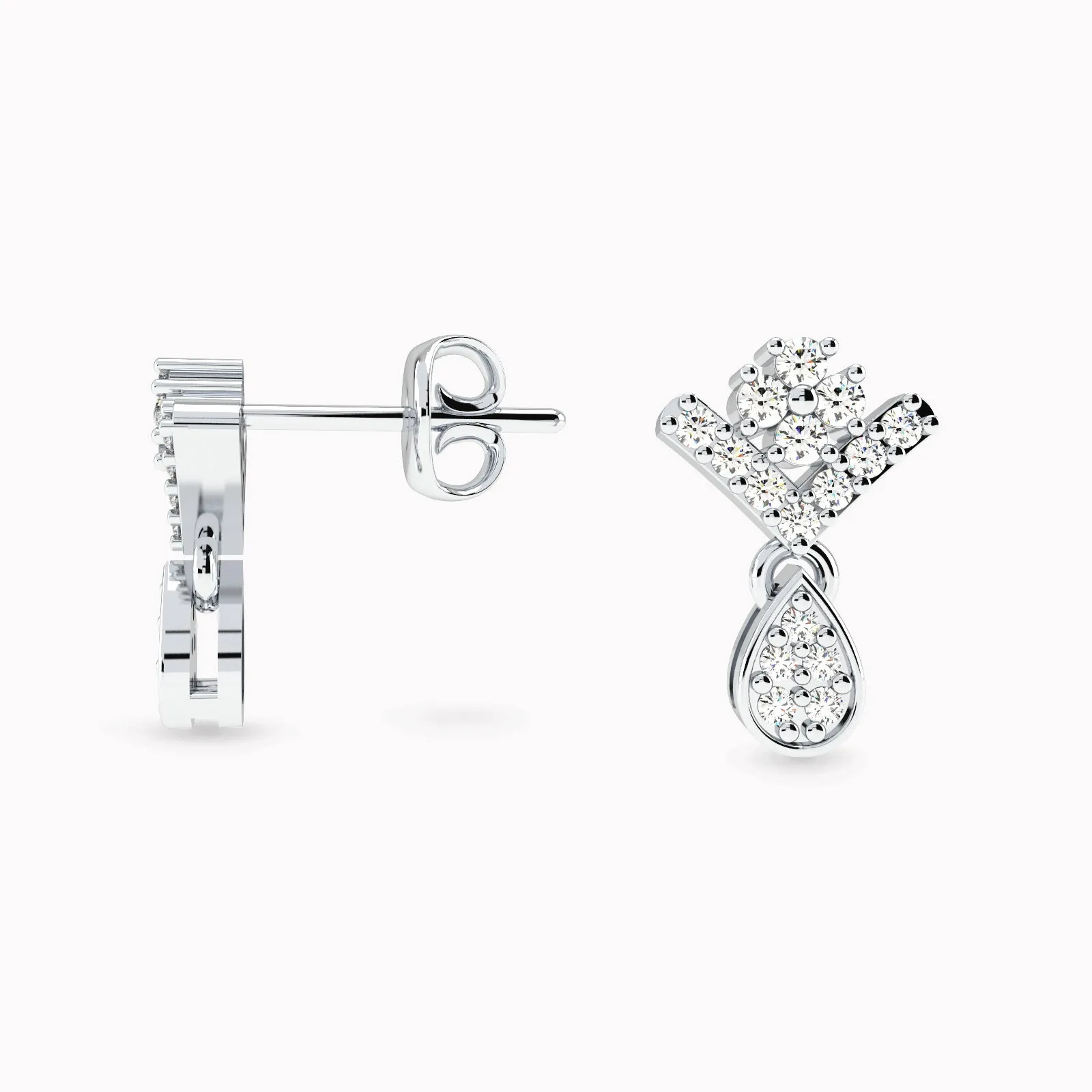 Viva Dangling Diamond Earring